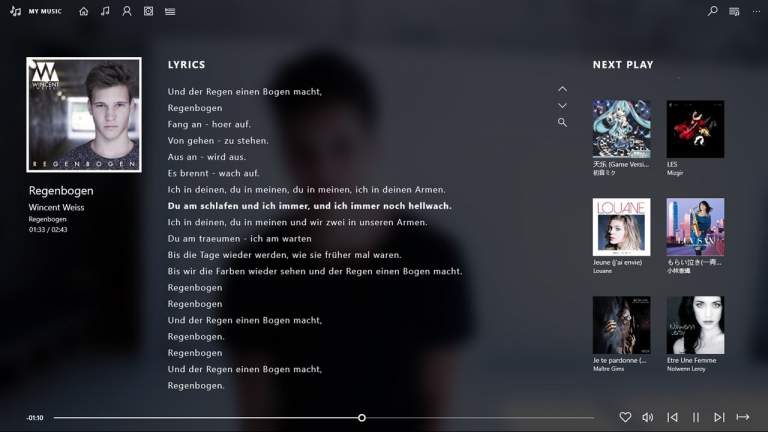 Dùng Light Media Player 2 phát nhạc và xem lời bài hát trên Windows 10
