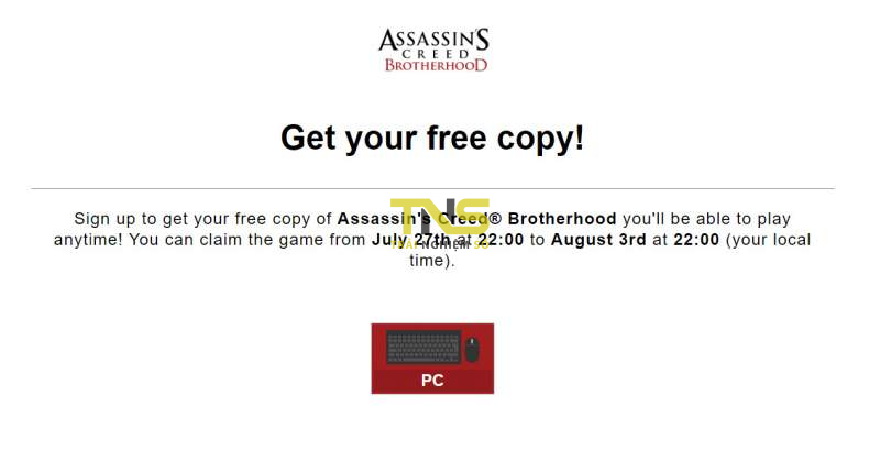 Đang miễn phí tựa game Assassin's Creed: Brotherhood, mời bạn tải về