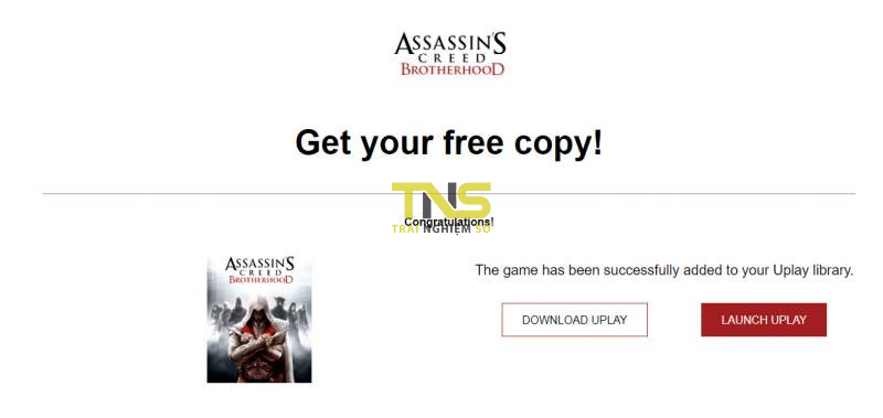 Đang miễn phí tựa game Assassin's Creed: Brotherhood, mời bạn tải về