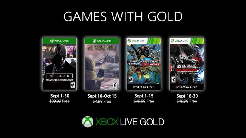 Games with Gold tháng 9/2019: Hitman: The Complete First Season, We were here và…