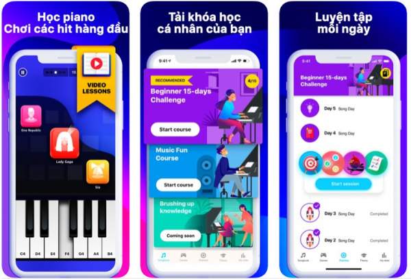 Cách học đàn piano trên điện thoại