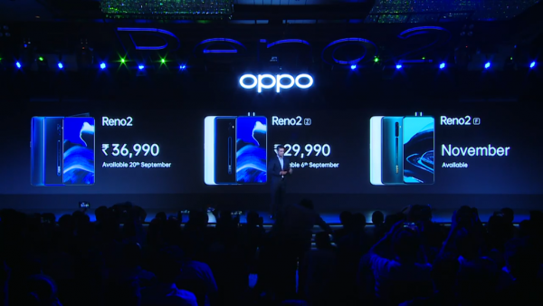 Bộ 3 smartphone OPPO: Reno 2, Reno 2F và Reno 2Z ra mắt, giá từ 9.6 triệu đồng