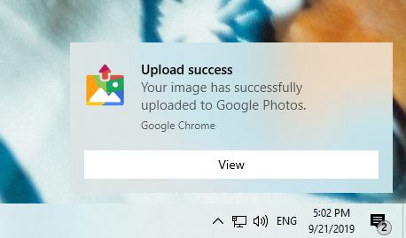 Cách upload ảnh lên Google Photos từ trang web bất kỳ