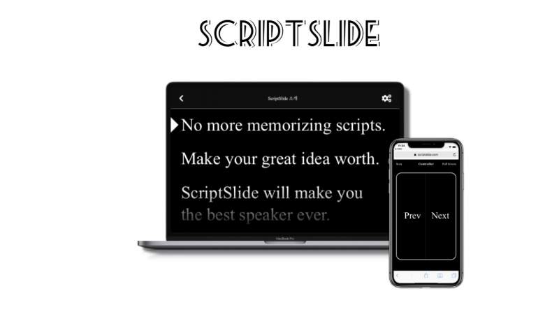 ScriptSlide: Biến máy tính, laptop thành máy nhắc chữ