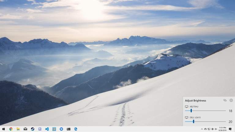 Quản lý và điều chỉnh độ sáng nhiều màn hình Windows 10 trong một nơi