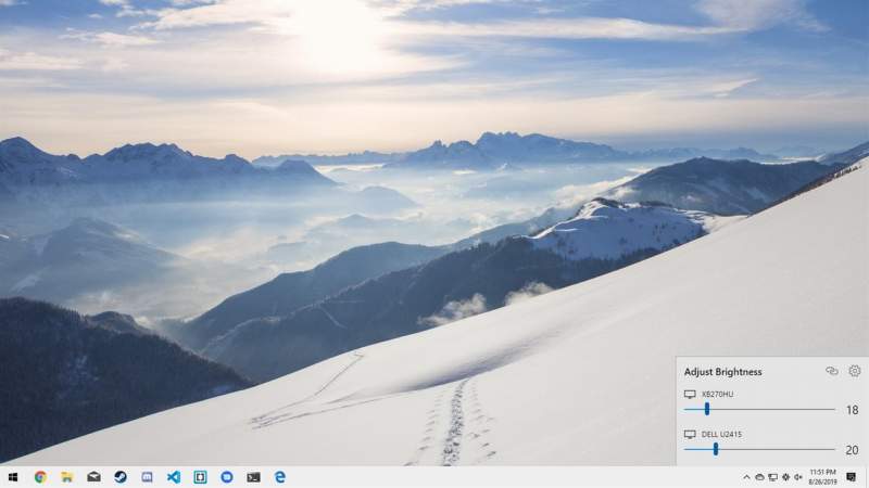 Quản lý và điều chỉnh độ sáng nhiều màn hình Windows 10 trong một nơi