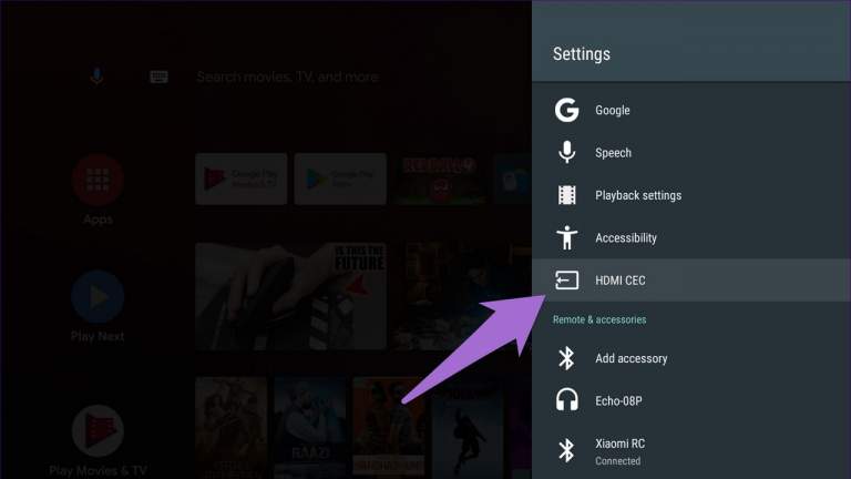 Cách tự động tắt Android box khi tắt TV