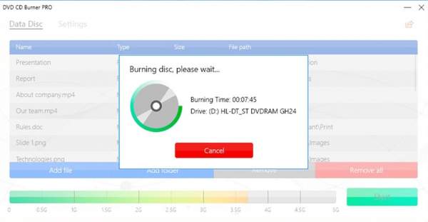 DVD CD Burner PRO: Ứng dụng ghi đĩa cực dễ cho Windows 10