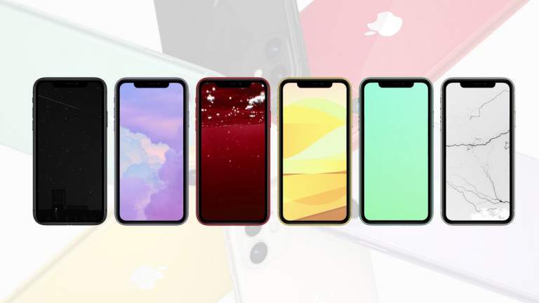 Bộ ảnh nền theo màu của iPhone 11