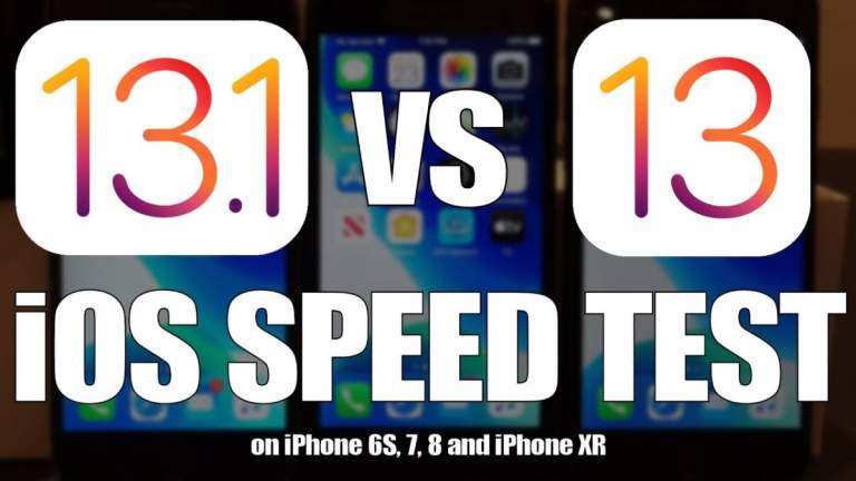 So sánh tốc độ iOS 13.1 và iOS 13