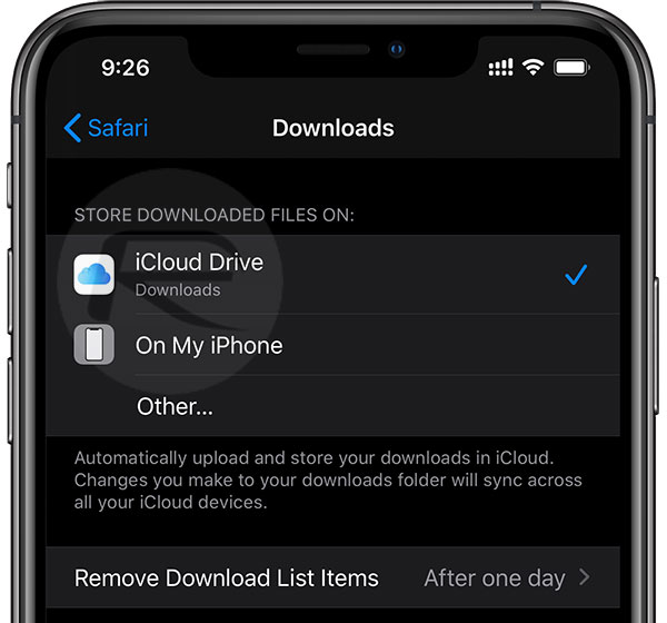 Cách đổi thư mục tải xuống trong Safari trên iOS 13 và iPadOS 13
