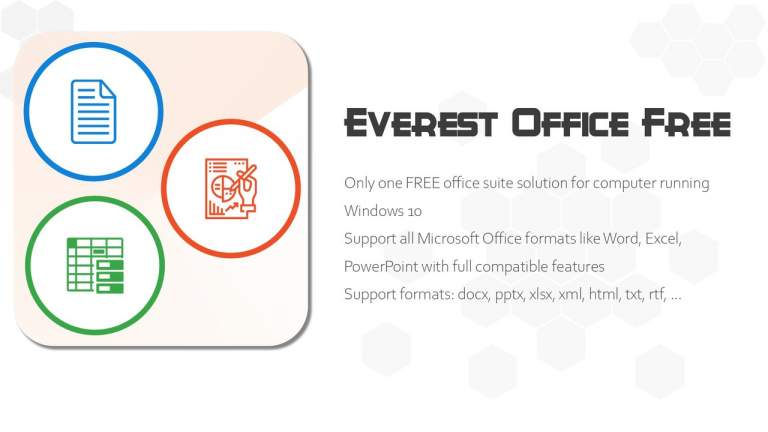 Everest Office Free: Bộ ứng dụng văn phòng miễn phí cho Windows 10