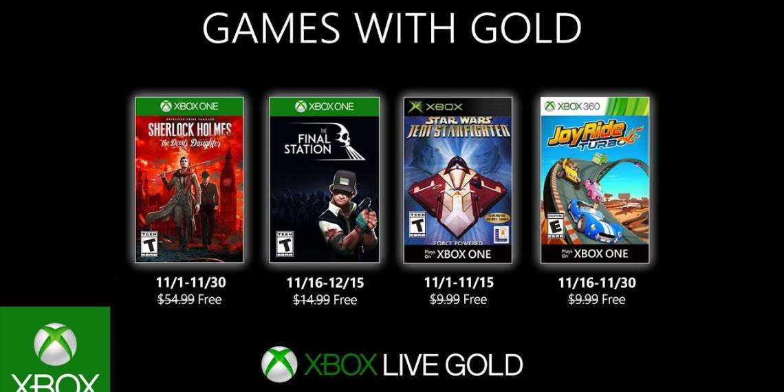 Games with Gold tháng 11/2019