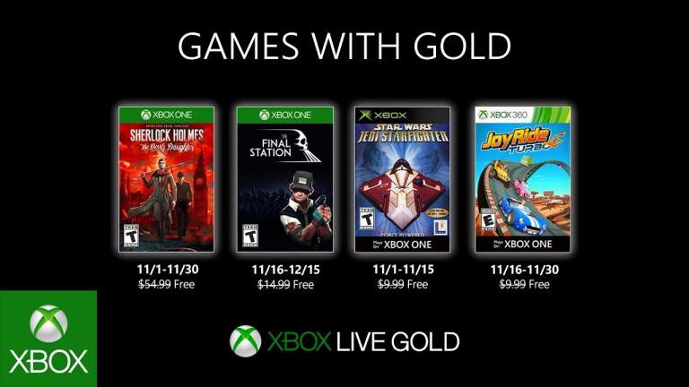 Games with Gold tháng 11/2019: Sherlock Holmes: The Devil’s Daughter, The Final Station và…