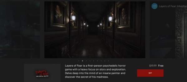 Miễn phí Layers of Fear Masterpiece Edition và Q.U.B.E. 2 trên Epic Games Store