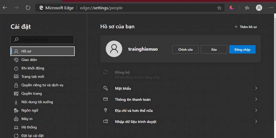 Cách chuyển Microsoft Edge Chromium sang tiếng Việt