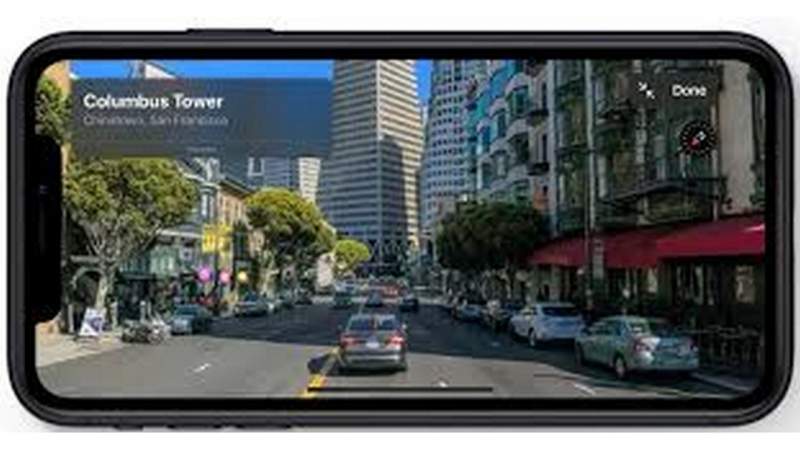 Cách dùng tính năng Nhìn xung quanh trong Bản đồ trên iPhone
