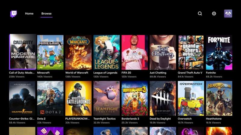 Twitch phát hành ứng dụng dành cho Apple TV