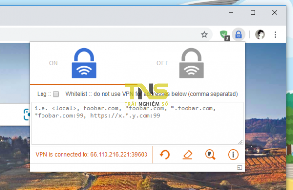 Fake IP VPN trên Chrome với Free VPN Proxy