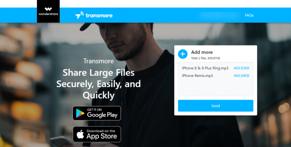 Transmore: Chia sẻ file cùng tài khoản và đa nền tảng miễn phí