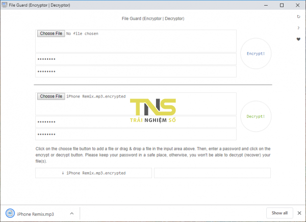 File Guard: Mã hóa file trên Chrome khi offline