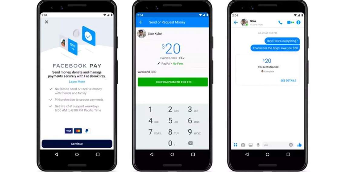 Facebook Pay cho phép thanh toán trên Messenger, WhatsApp và Instagram