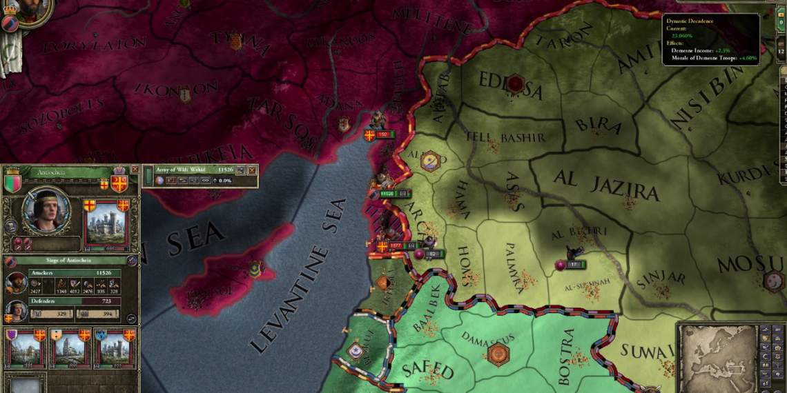 Đang miễn phí game Crusader Kings II: Sword of Islam trên Steam