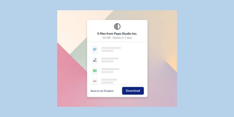 Dropbox Transfer - truyền dữ liệu giữa hai thiết bị nhanh nhất