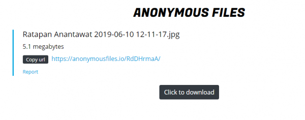 Anonymous Files: Chia sẻ file ẩn danh, tự hủy và không giới hạn tốc độ