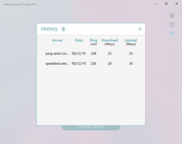 Internet Speed Checker PRO: Kiểm tra tốc độ mạng internet trên Windows 10