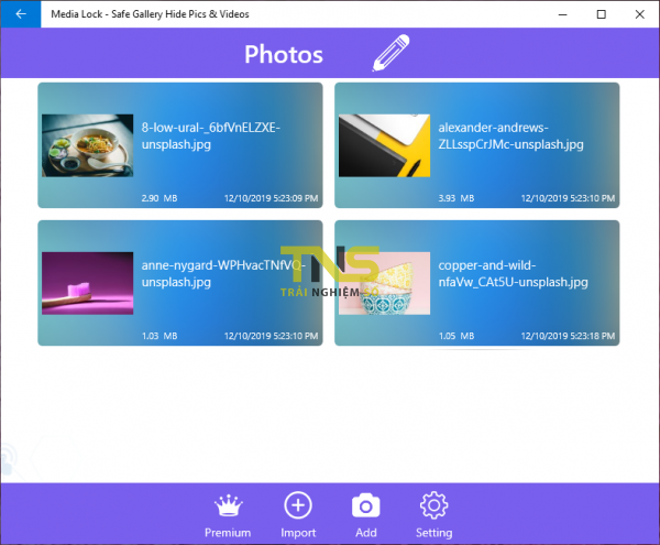 Dùng Media Lock giấu tập tin quan trọng của bạn trên Windows 10