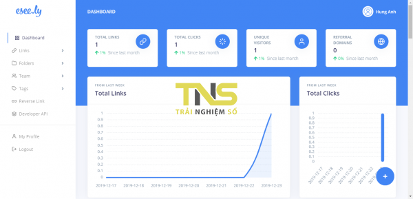 esee.ly: Rút gọn link với hơn 50 tính năng miễn phí