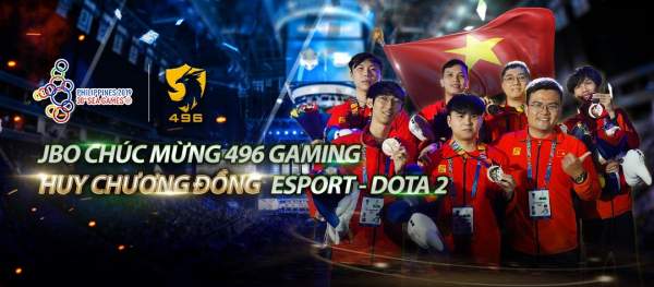 Tuyển 496 Gaming giành huy chương đầu tiên cho Dota 2 tại Sea Games 30