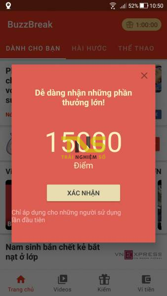 BuzzBreak: Ứng dụng đọc báo kiếm tiền dễ dàng