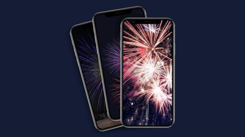 Mời bạn tải bộ ảnh pháo hoa cho iPhone