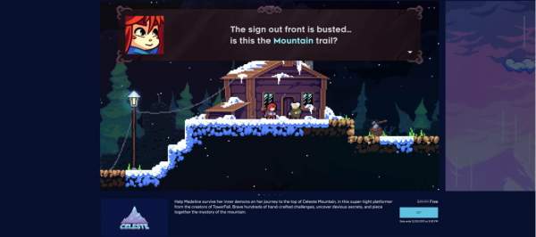 Đang miễn phí game Celeste trên Epic Games Store