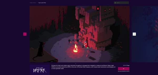 Đang miễn phí game Hyper Light Drifter trên Epic Games Store