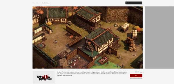 Đang miễn phí game Shadow Tactics: Blades of the Shogun từ Epic Games Store