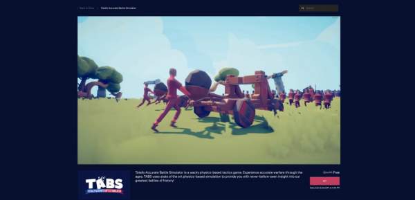 Đang miễn phí game Totally Accurate Battle Simulator trên Epic Games Store