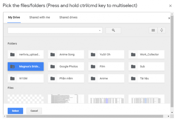 Trích xuất tất cả file, thư mục Google Drive vào Google Sheet