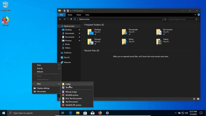 Chuyển chế độ giao diện Sáng Tối Windows 10 chỉ với 1 click chuột