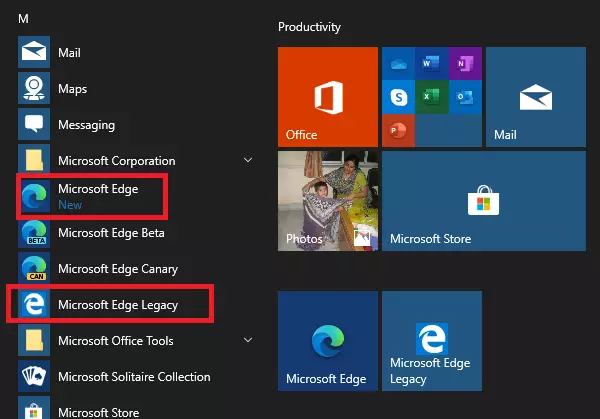 Cách chạy song song Edge Legacy và Edge Chromium trên Windows 10