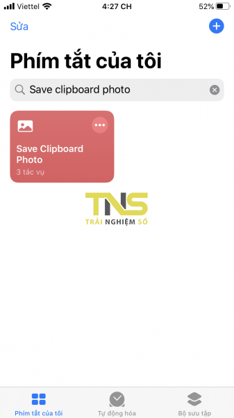 Cách lưu hình ảnh trong clipboard vào Camera Roll trên iPhone