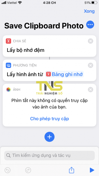 Cách lưu hình ảnh trong clipboard vào Camera Roll trên iPhone