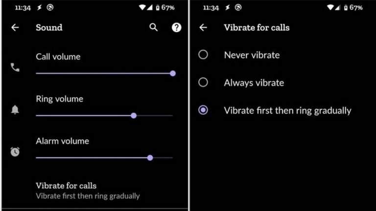 Cách thiết lập rung và chuông lớn dần khi nhận cuộc gọi trên Android 10
