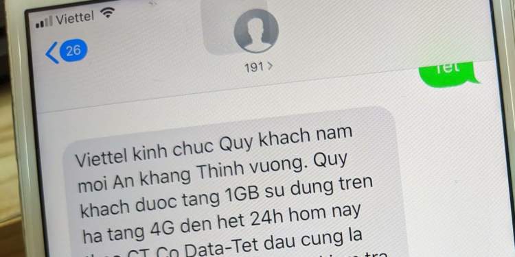 Cách nhận đến 7GB 4G dành cho smartphone