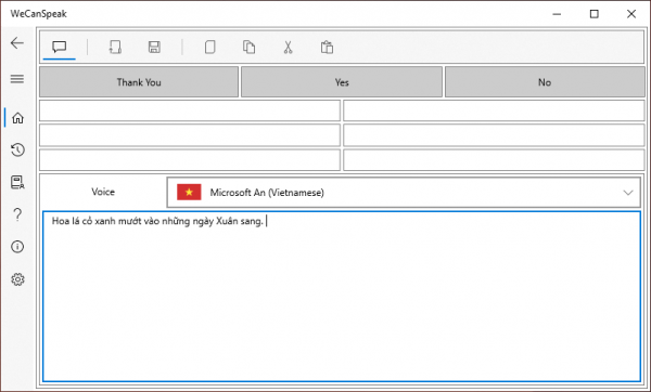 Dùng WeCanSpeak nghe đọc văn bản và trích xuất ra TXT trên Windows 10