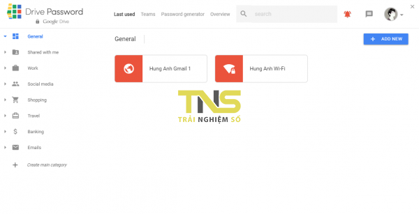 Drive Password: Nơi lưu giữ thông tin tài khoản an toàn cho bạn