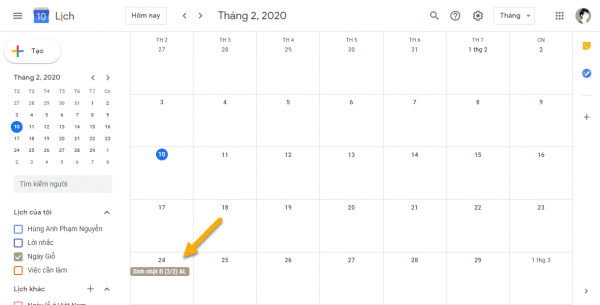Tạo lịch Âm cực nhanh và xem trong Google Calendar,...