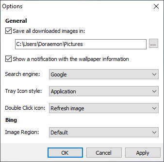 Thay hình nền desktop mỗi ngày bằng ảnh Bing với BingSnap